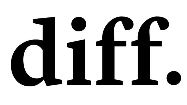 Diff Logo Social Media schwarz